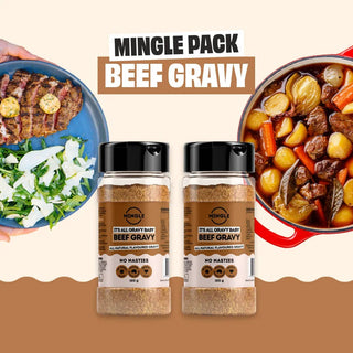Mingle Seasoning - ROAST BEEF GRAVY GIANT BOTTLE 2 PACK