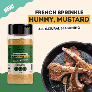 Mingle Seasoning - NEW FRENCH HERBY HUNNY MUSTARD LARGE BOTTLE