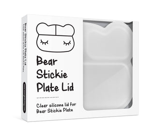 Bear Stickie® Plate Lid - We Might Be Tiny