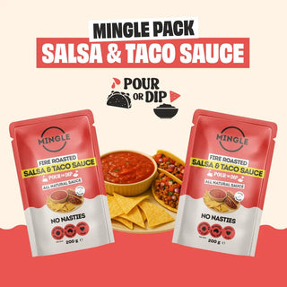 Mingle Seasoning - FIRE ROASTED SALSA & TACO SAUCE - 2 PACK