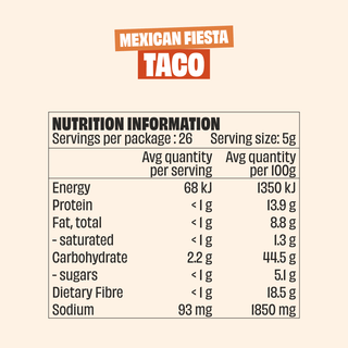 Mingle SPICY TACO FIESTA SEASONING LARGE BOTTLE