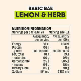 Mingle Seasoning - LEMON & HERB LARGE BOTTLE