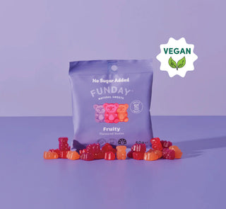 Funday Natural Sweets Vegan Fruity Flavoured Gummy Koalas 50g Packet
