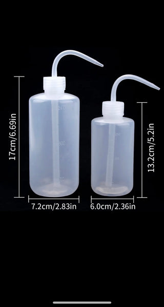 Squirt Bottle Eye Wash, Tattoo Wash, Bottle Plastic Lash Rinse Bottle Succulent for Chemistry, Industry, Lab & Gardening