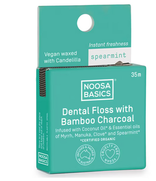 Noosa basics Bamboo Charcoal Dental Floss - Spearmint