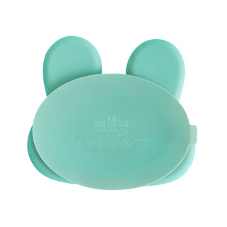 Bunny Stickie® Plate - Mint - We Might Be Tiny