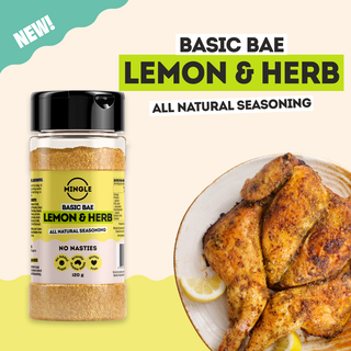 Mingle Seasoning - LEMON & HERB LARGE BOTTLE