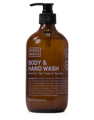 Noosa Basics Body & Hand Wash - Coastal Tea Tree & Kunzea 500ml