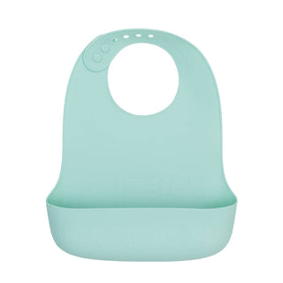 Catchie Bibs® 2.0 - Mint & Grey - We Might Be Tiny