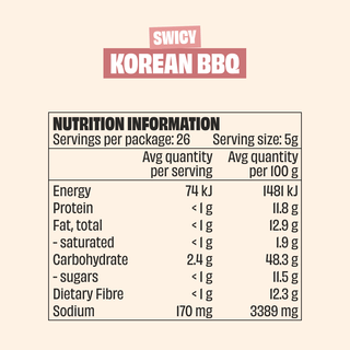 Mingle Seasoning -SWICY KOREAN BBQ LARGE BOTTLE
