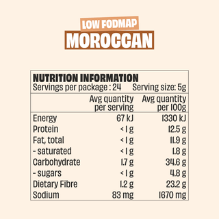 Mingle MOROCCAN (FODMAP FRIENDLY) SEASONING LARGE BOTTLE