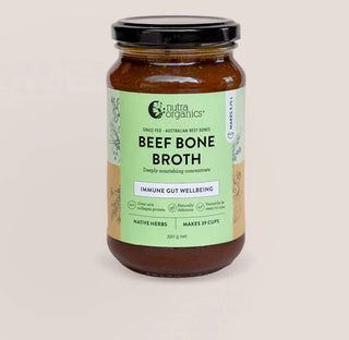 Nutra Organics Beef Bone Broth Concentrate Native Herbs