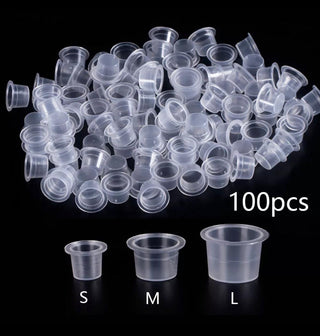 100pc Permanent Makeup Tattoo Ink Cup