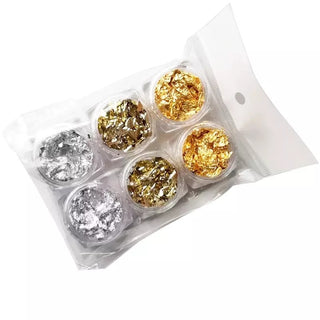 Gold Silver Colorful Nail Art Foil