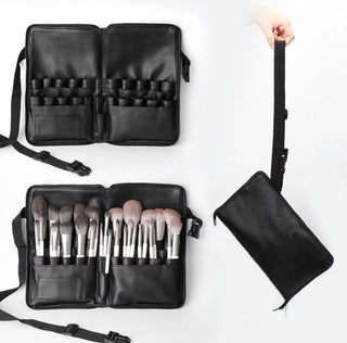 Makeup Brush Holder Belt - Black