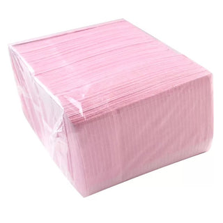 Disposable Pink Mat for Nail Table or Salon Work Station 125pk