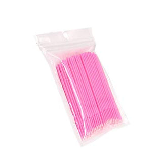 Disposable Pink MICRO BRUSHES 100PCS